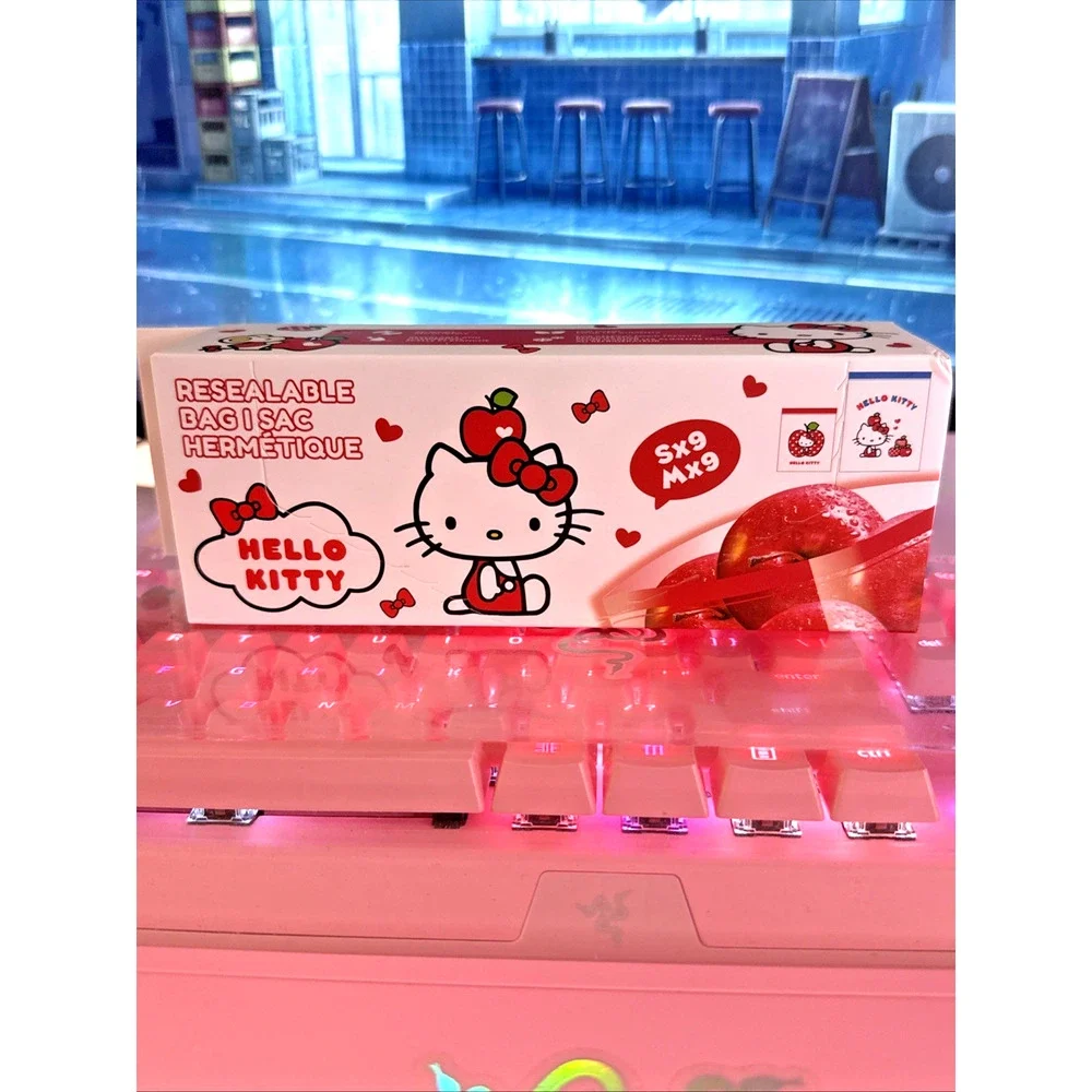 Hello Kitty Zip Food Bag Miniso Reusable  18 Pack Small Medium Apple 2023 Sanrio